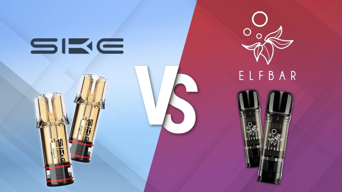 SKE Crystal Plus Pod Vape Vs Elf Bar Elfa PRO Pod Kit - myCigara