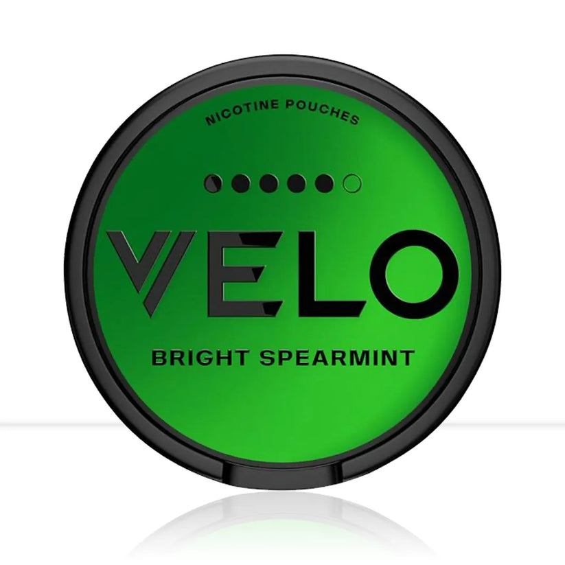 Bright Spearmint VELO Nicotine Pouches | Crisp Mint Flavour - 4mg