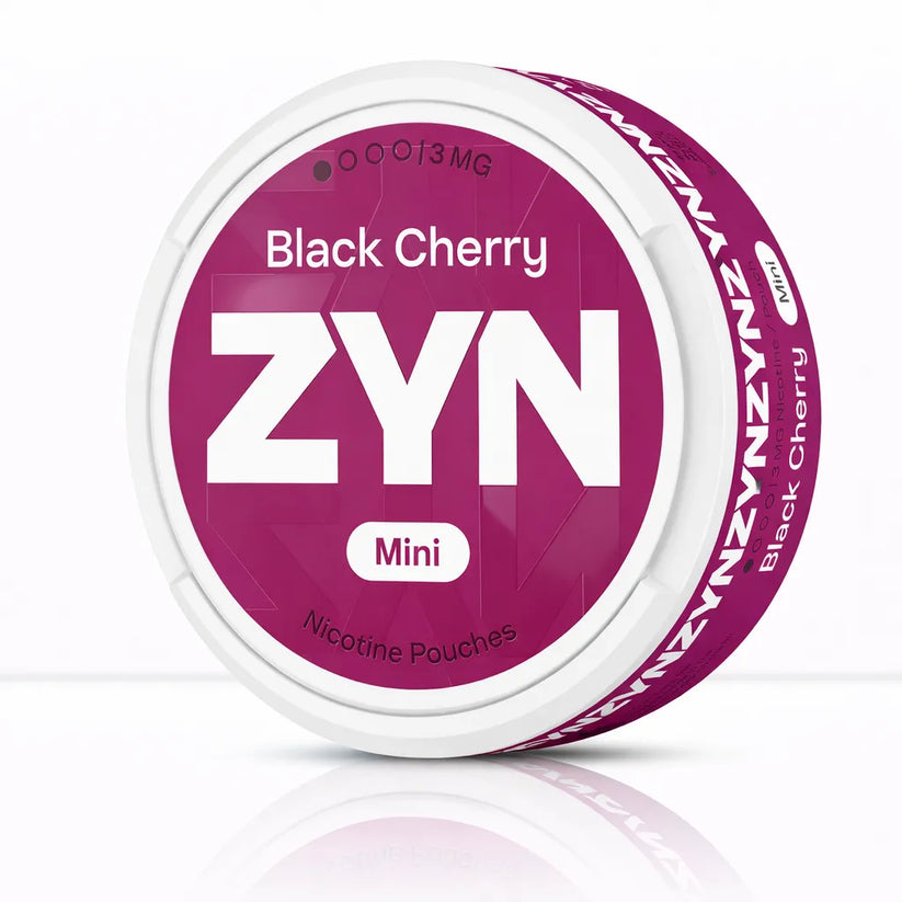 Black Cherry ZYN Nicotine Pouch | Cherry, Berry & Vanilla - X-Low 1.5mg-Medium 3mg-Strong 6mg-Strong 11mg