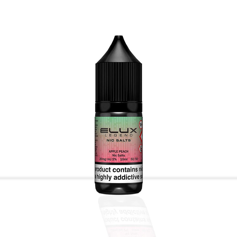 Buy Apple Peach Nic Salt E-Liquid Elux Legend | Free Shipping - 10ml | 10mg-10ml | 20mg