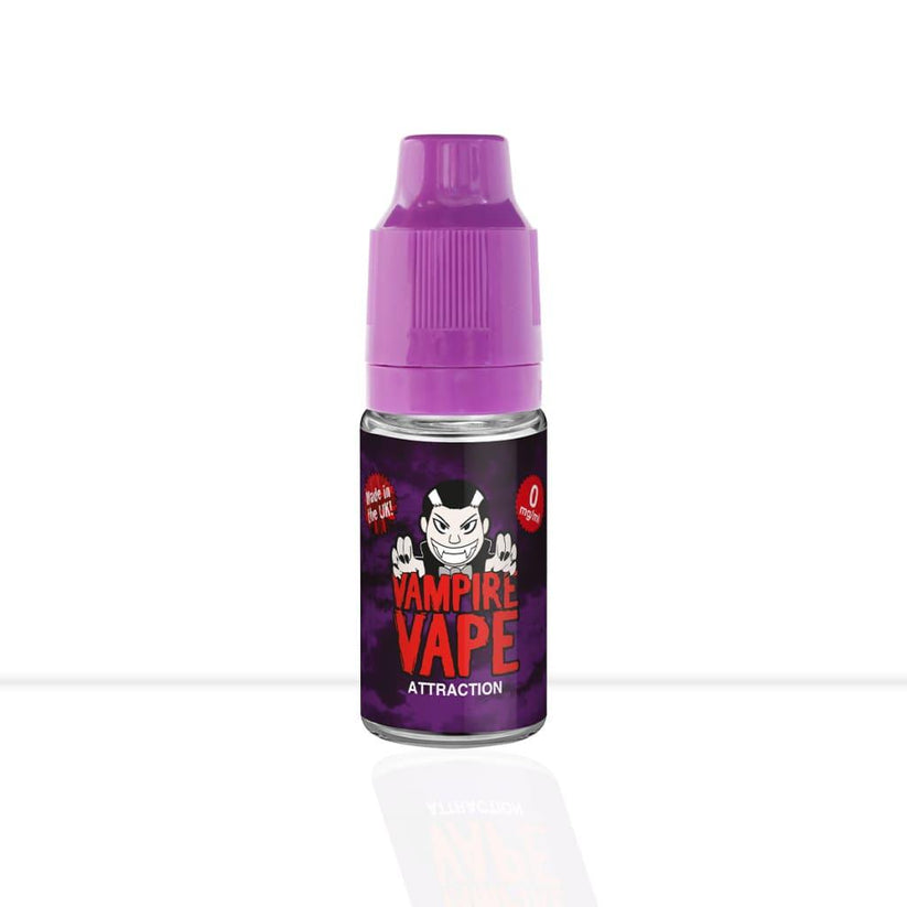 Buy Attraction E-Liquid Vampire Vape | Free Shipping - 6mg | 10ml-12mg | 10ml