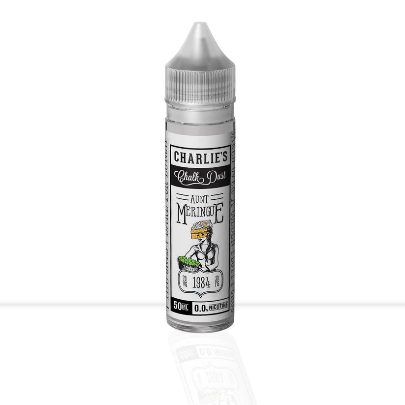 Buy Aunt Meringue Shortfill E-Liquid Charlie's Chalk Dust | Free Shipping - 50ml | 0mg