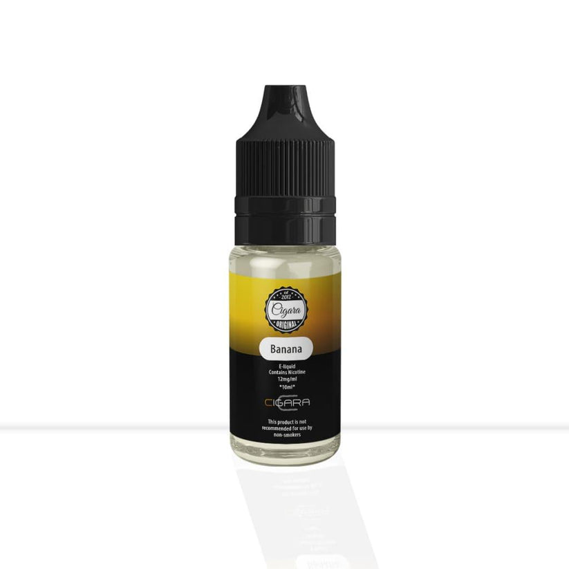 Buy Banana 70/30 E-Liquid Cigara Original | Free Shipping - 18mg | 10ml-12mg | 10ml-6mg | 10ml-0mg | 10ml