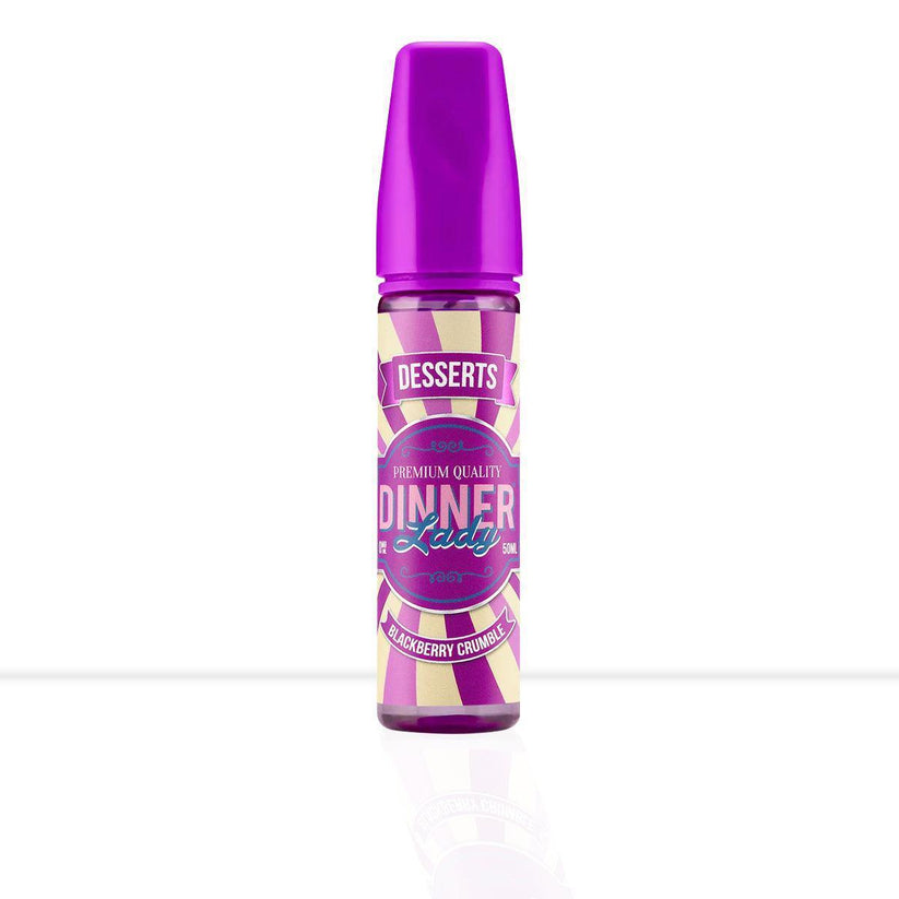 Buy Blackberry Crumble Shortfill E-Liquid Dinner Lady | Free Shipping - 50ml | 0mg