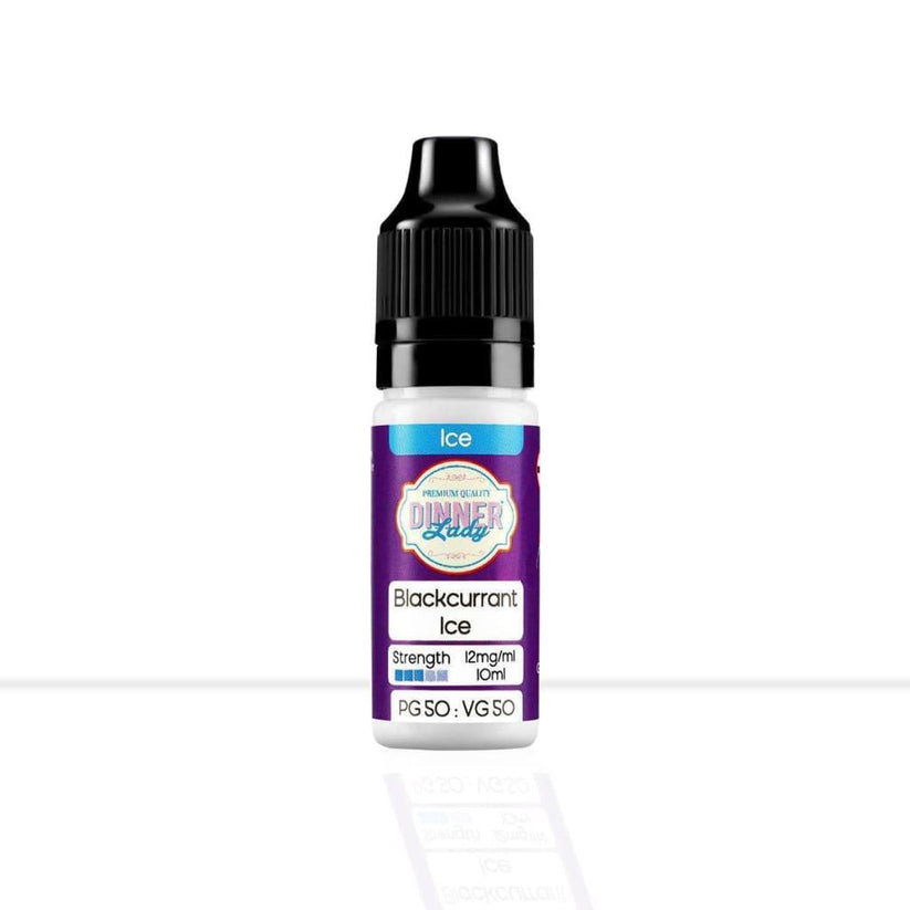 Buy Blackcurrant Ice 50/50 E-Liquid Dinner Lady | Free Shipping - 6mg | 10ml-12mg | 10ml