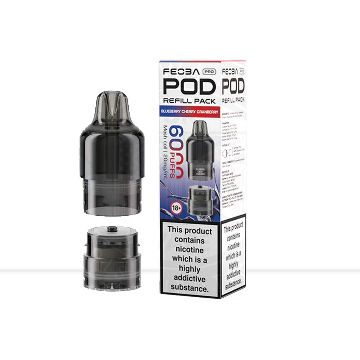 Blueberry Cherry Cranberry Feoba Pro Prefilled Pods - Blueberry Cherry Cranberry Feoba Pro Prefilled Pods