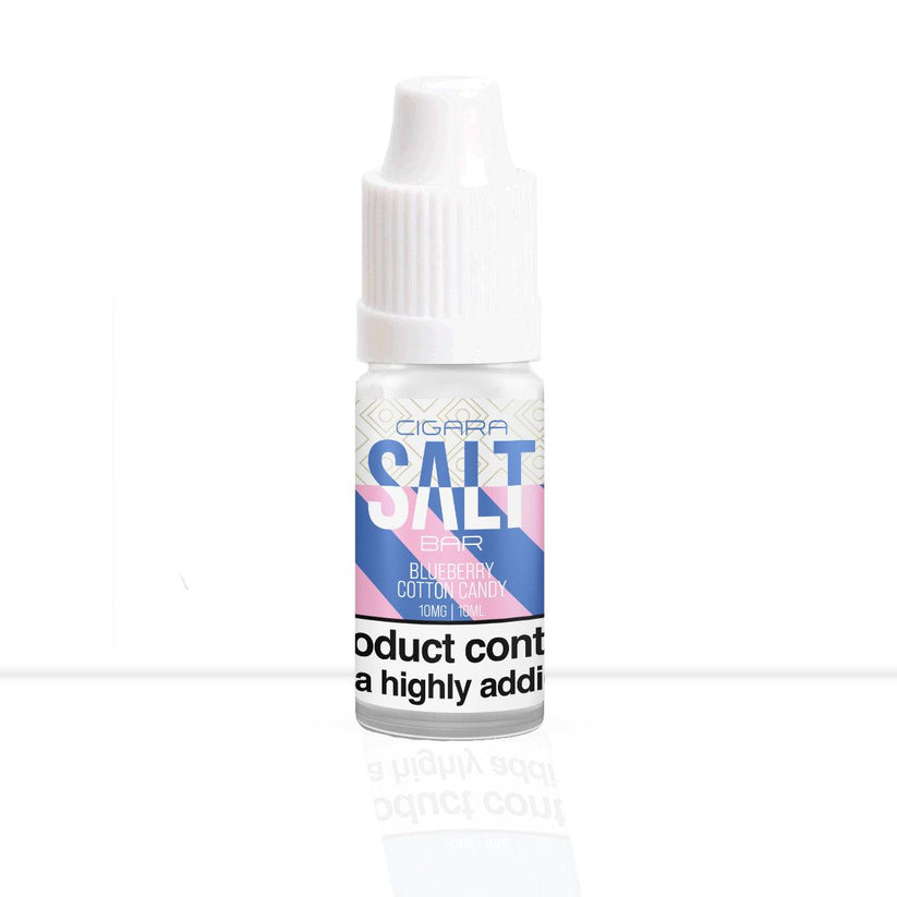 Buy Blueberry Cotton Candy Nic Salt E-Liquid Cigara Salt Bar | Free Shipping - 10ml | 10mg-10ml | 20mg