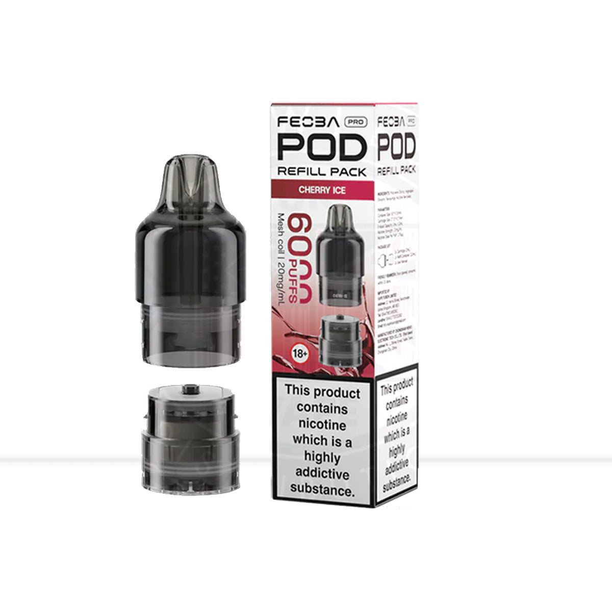Cherry Ice Feoba Pro Prefilled Pods - Cherry Ice Feoba Pro Prefilled Pods