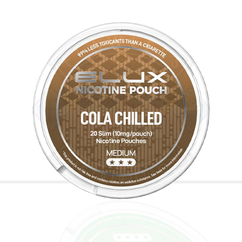 Cola Chilled Elux Nicotine Pouches | Free Shipping - Medium - 14mg-High - 17mg