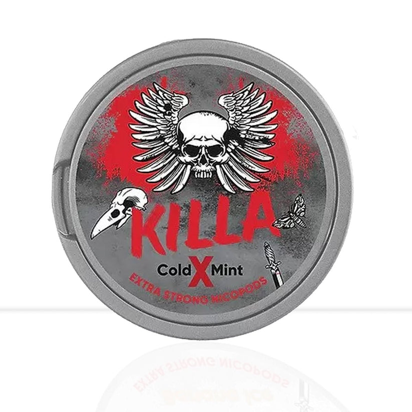 Cold Mint Killa Dry Nicotine Pouches | Free Shipping - 16mg