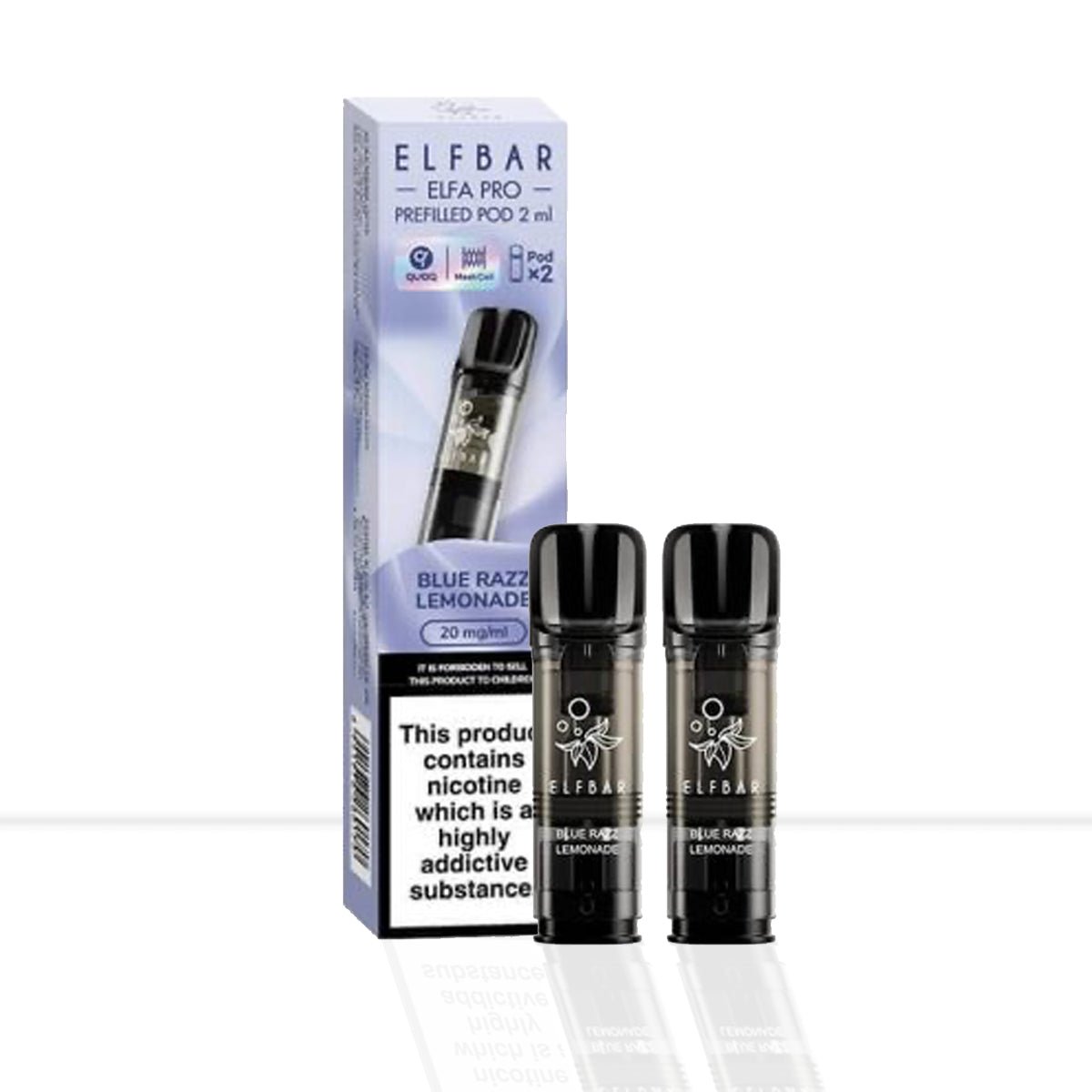 Elf Bar Elfa PRO Blue Razz Lemonade Vape Pods - Elf Bar Elfa PRO Blue Razz Lemonade Vape Pods