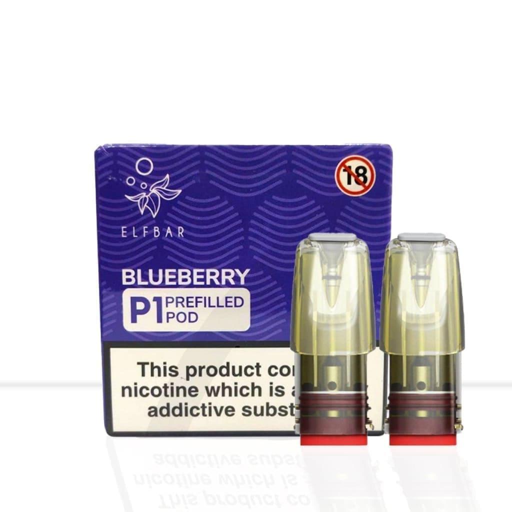 Elf Bar Mate P1 Blueberry Vape Pods - Elf Bar Mate P1 Blueberry Vape Pods - Pod & Refills
