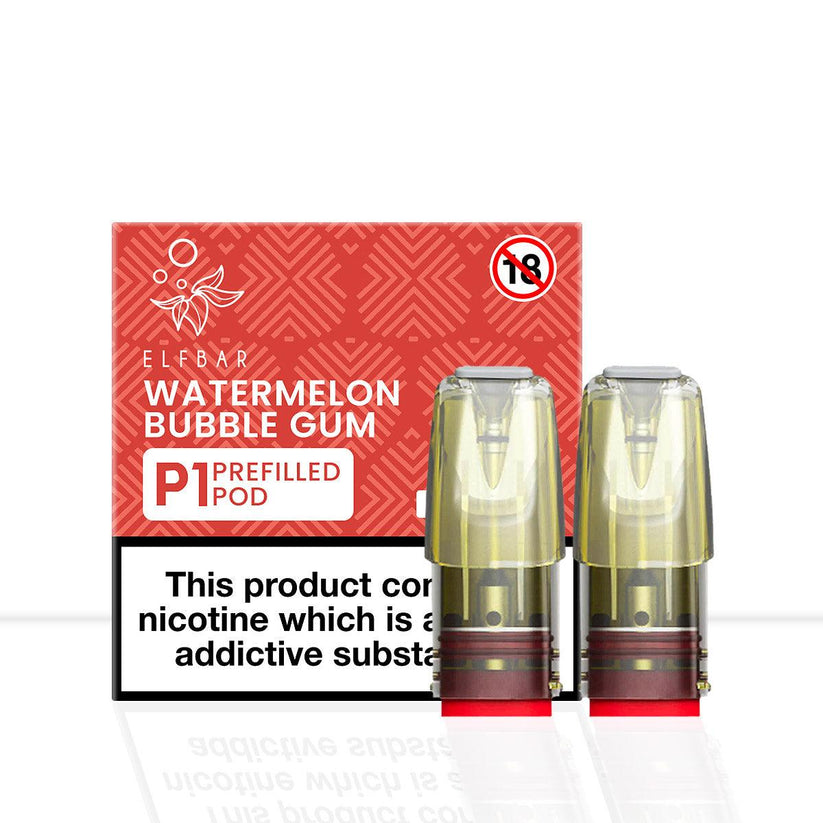 Elf Bar Mate P1 Watermelon Bubblegum Vape Pods | Free Shipping - Default Title