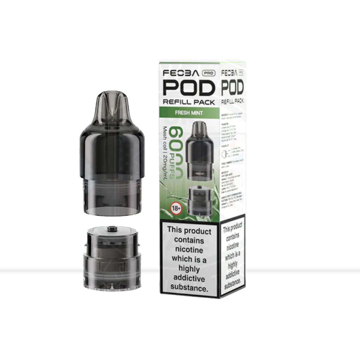 Fresh Mint Feoba Pro Prefilled Pods