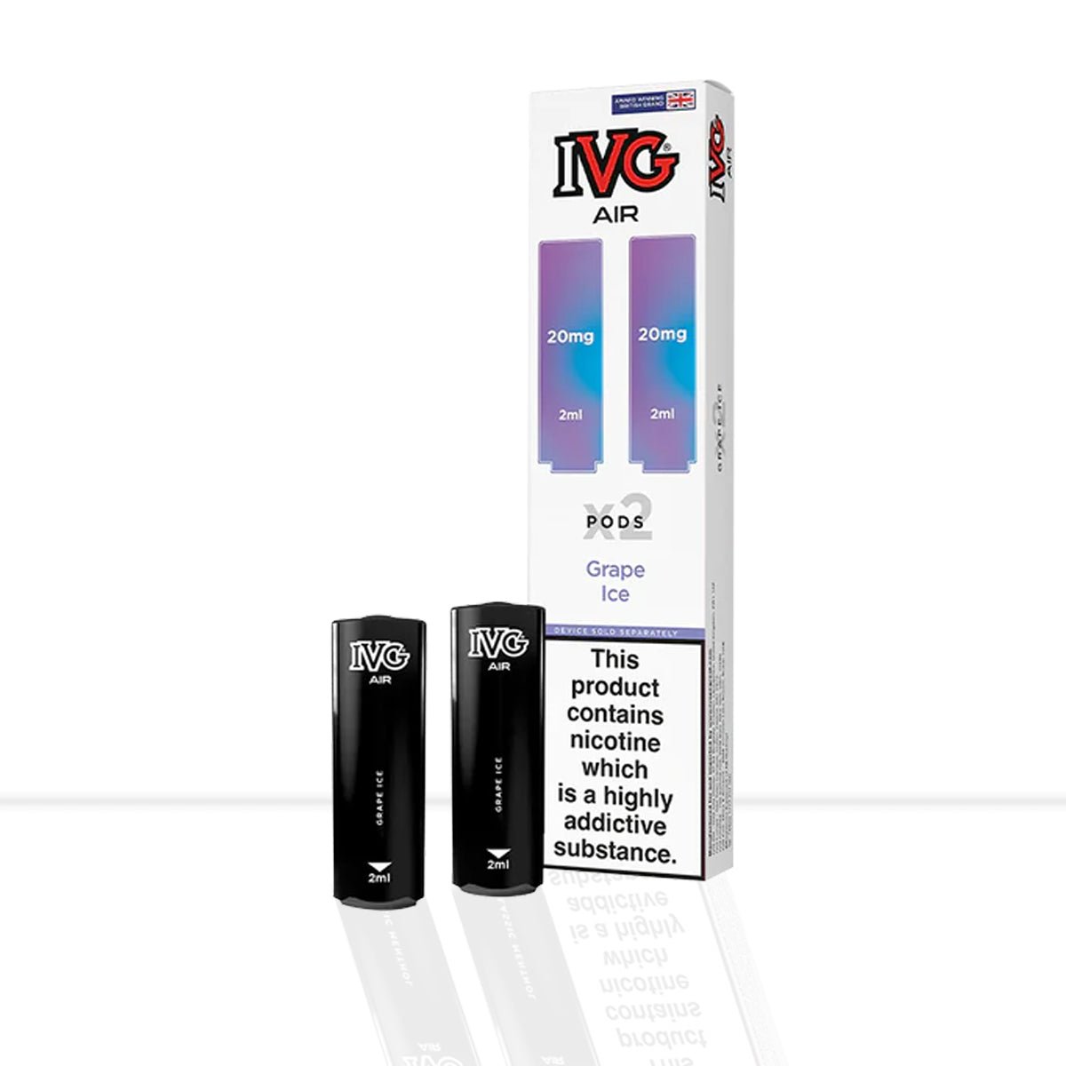 Grape Ice IVG Air Prefilled Vape Pods - Grape Ice IVG Air Prefilled Vape Pods
