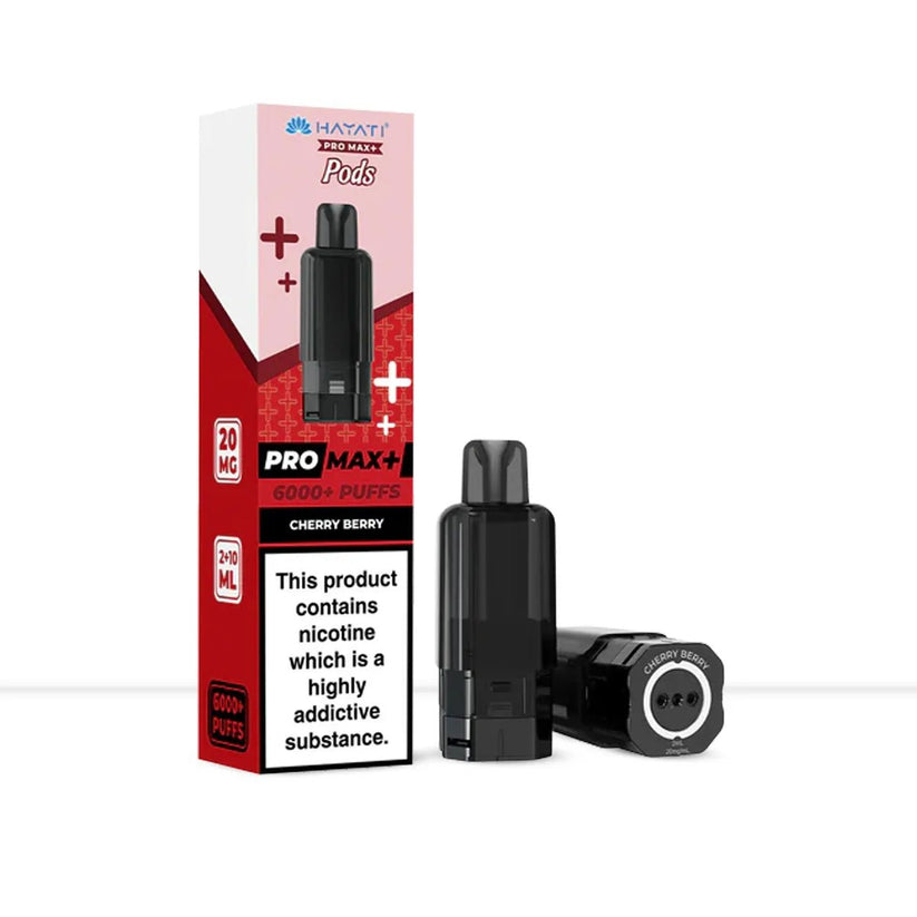 Hayati Pro Max+ Cherry Berry Pods | Juicy Red Fruit Vape - Default Title