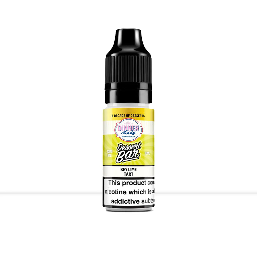 Dinner Lady Dessert Bar Key Lime Tart Nic Salt | Free Shipping - 10ml | 5mg-10ml | 10mg-10ml | 20mg