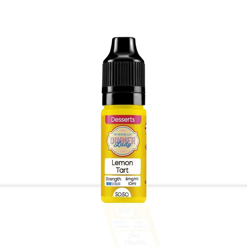 Buy Lemon Tart 50/50 E-Liquid Dinner Lady | Free Shipping - 6mg | 10ml-12mg | 10ml