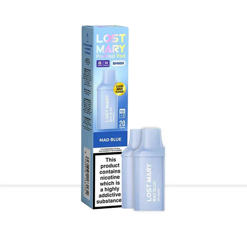 Lost Mary BM600 Mad Blue Prefilled Vape Pods | Free Shipping - Default Title