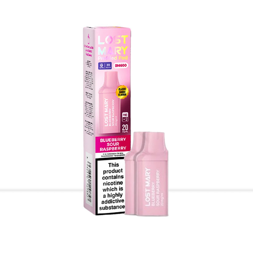 Lost Mary BM600 Prefilled Pods Blueberry Sour Raspberry | Free Shipping - Default Title