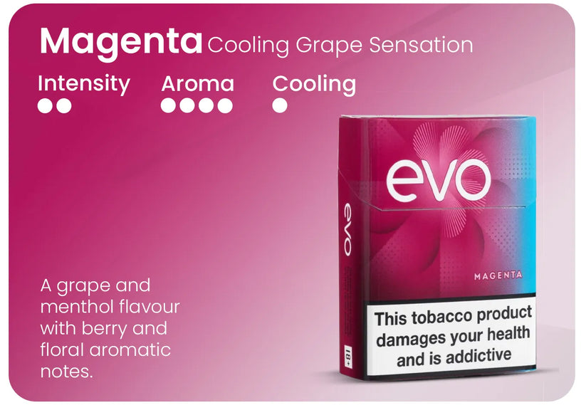 Ploom Evo Magenta Tobacco Sticks | Grape Menthol for Aura - Default Title