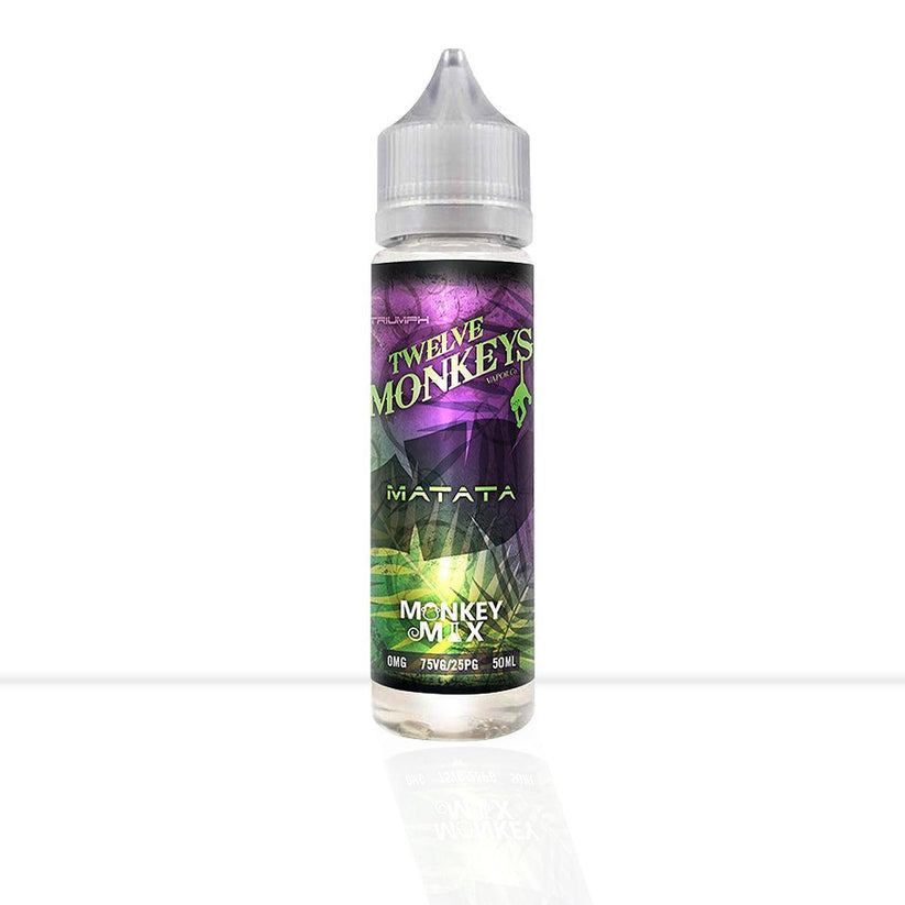 Buy Matata Shortfill E Liquid Twelve Monkeys | Free Shipping - 50ml | 0mg
