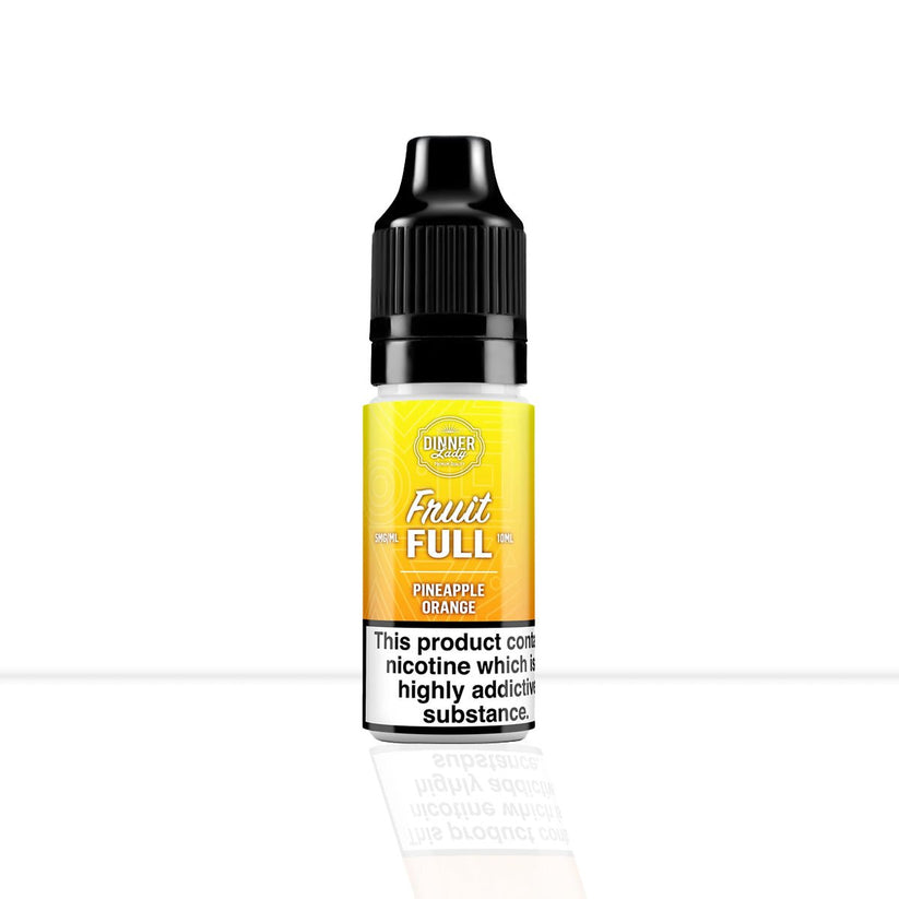 Pineapple Orange Nic Salt E-Liquid Dinner Lady Fruit Full Bar Salts | Free Shipping - 10ml | 10mg-10ml | 20mg