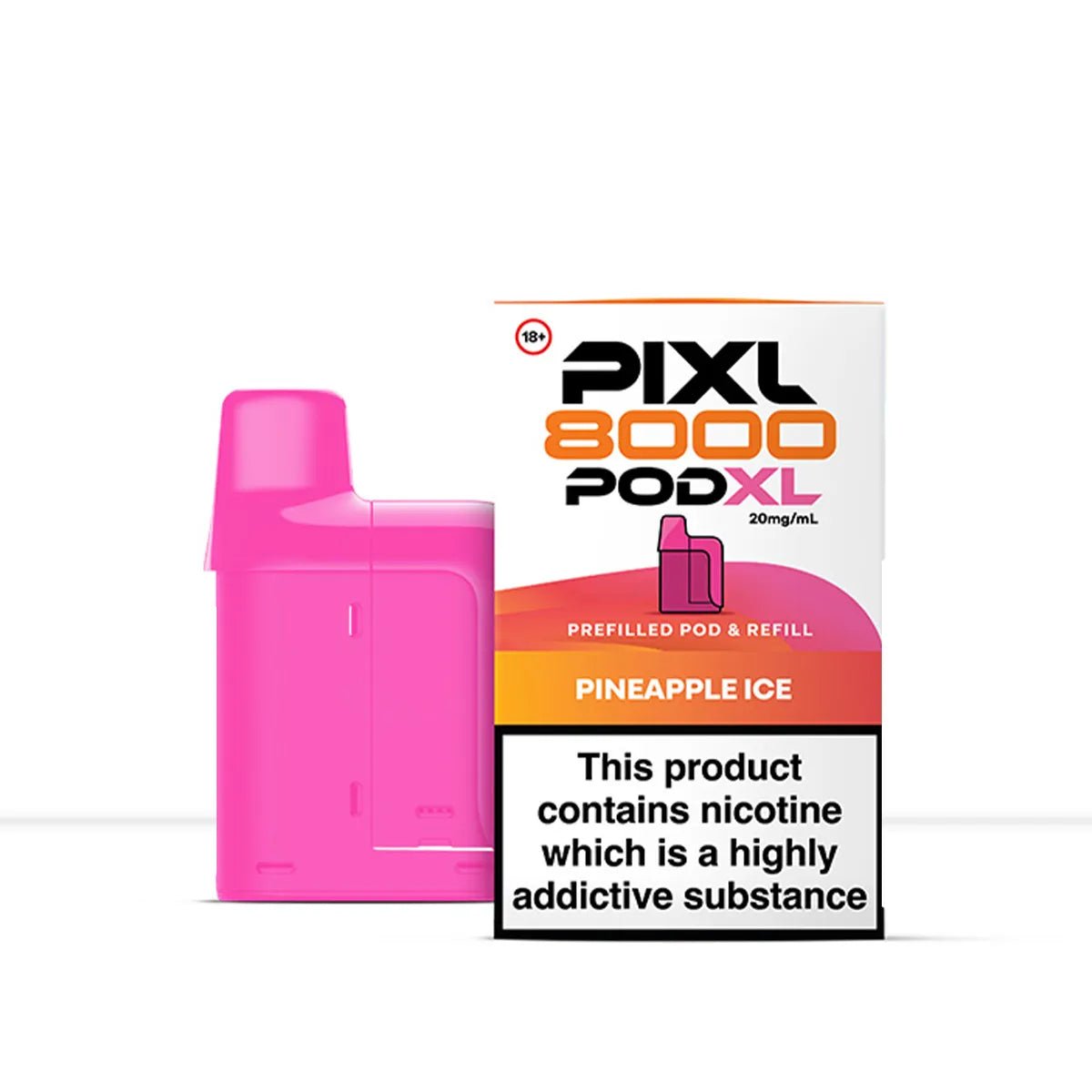PIXL 8000 Pod XL Pineapple Ice Prefilled Vape Pod Refills - PIXL 8000 Pod XL Pineapple Ice Prefilled Vape Pod Refills