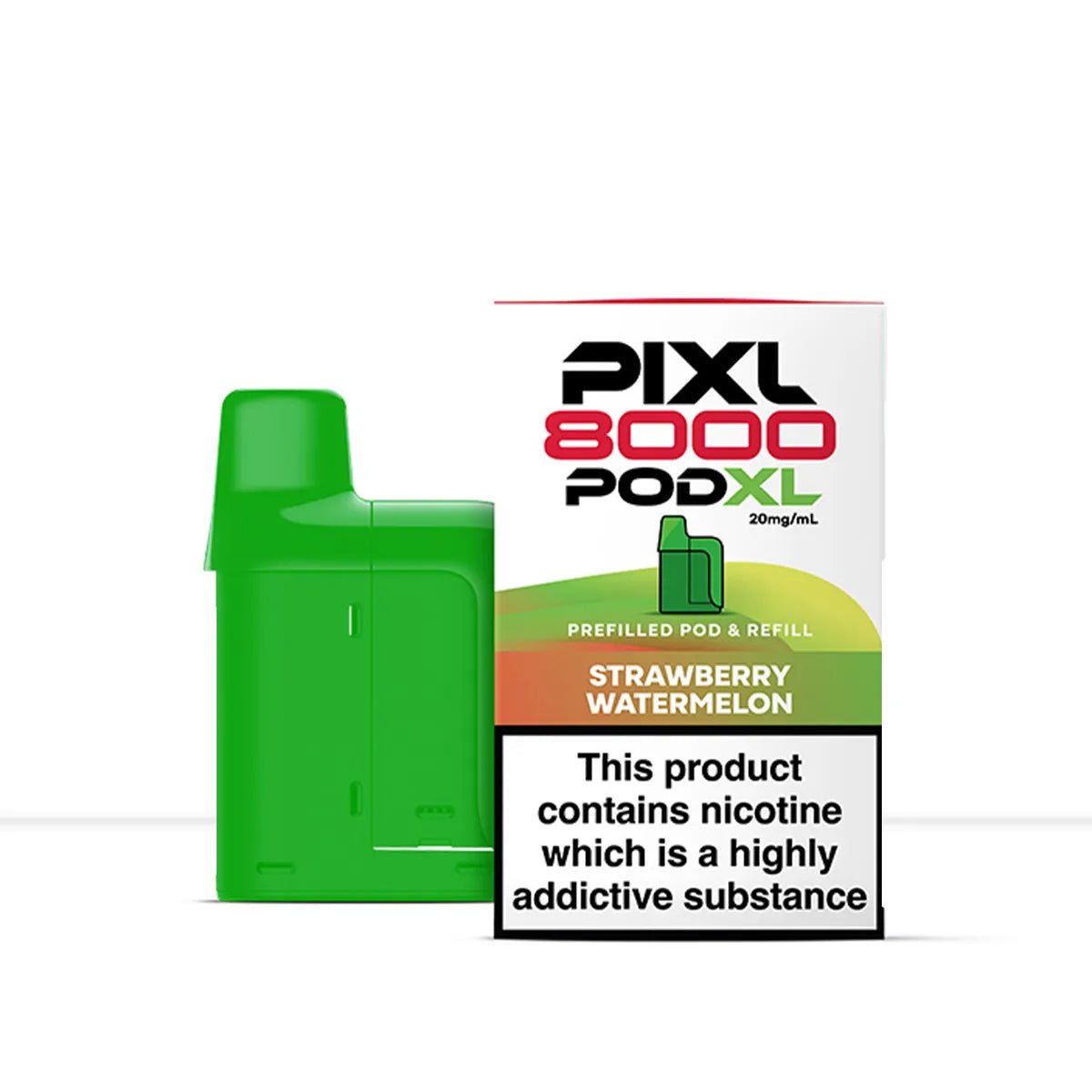 PIXL 8000 Pod XL Strawberry Watermelon Prefilled Vape Pod Refills - PIXL 8000 Pod XL Strawberry Watermelon Prefilled Vape Pod Refills