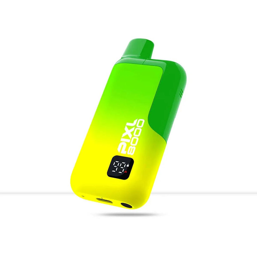 Pixl 8000 Prefilled Pod Vape Kit | TPD-Compliant, USB-C, Up to 8000 Puffs - Blueberry Sour Razz-Cherry Ice-Blueberry Raspberry-Hawaiian Oasis-Pineapple Ice