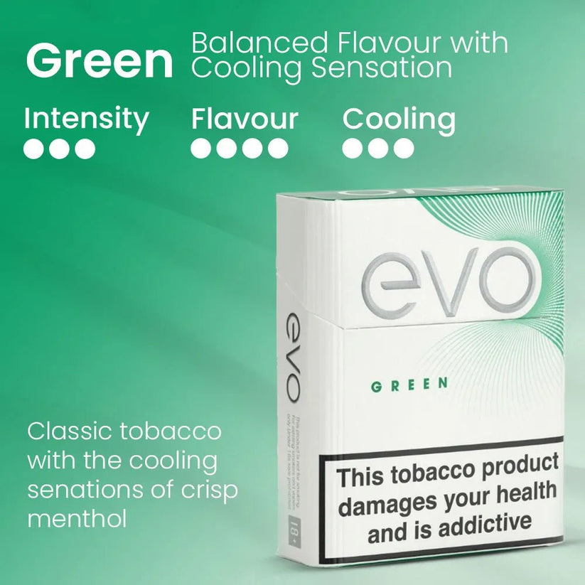 Ploom EVO Green Sticks | EVO Green Ploom Tobacco Sticks (20 Pack) - Default Title