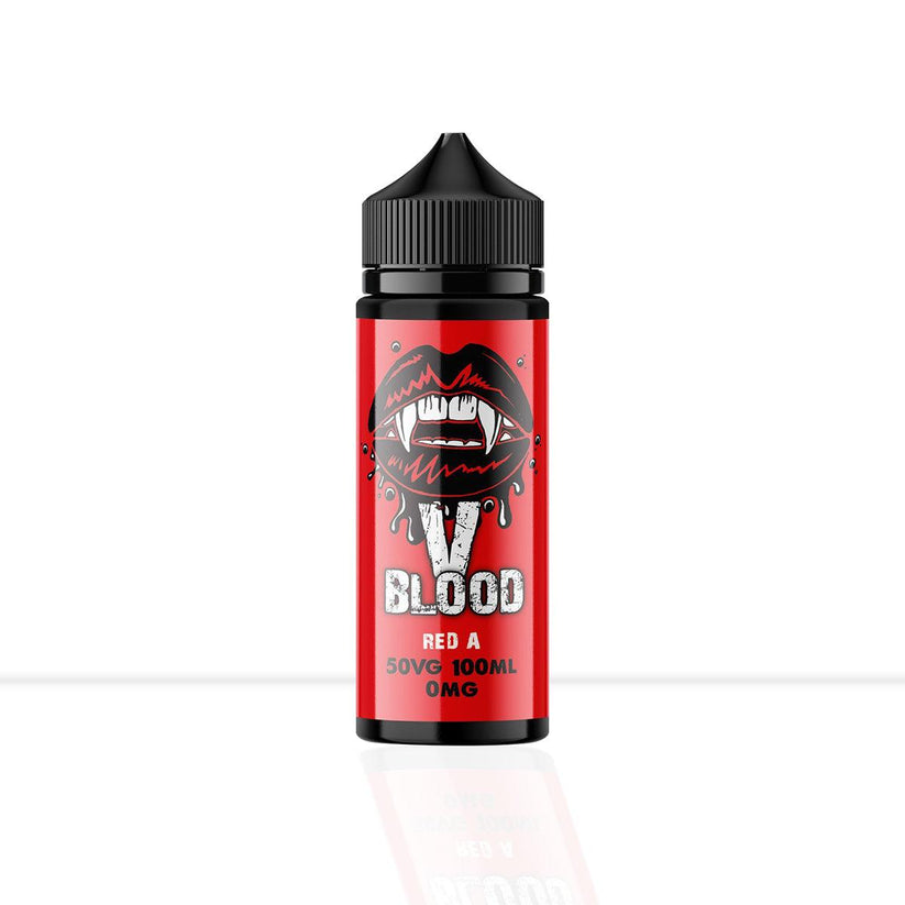 Buy Red A Shortfill E-Liquid Vampire Blood | Free Shipping - 100ml | 0mg
