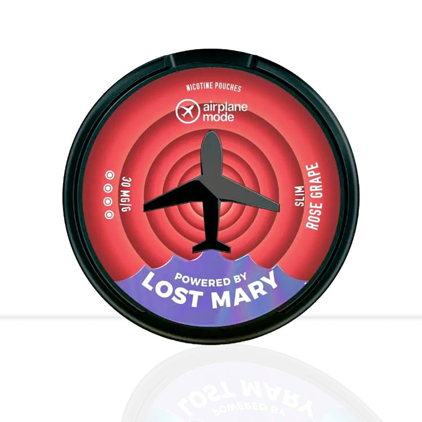 Rose Grape Lost Mary Airplane Mode Nicotine Pouches | Free Shipping - 30mg
