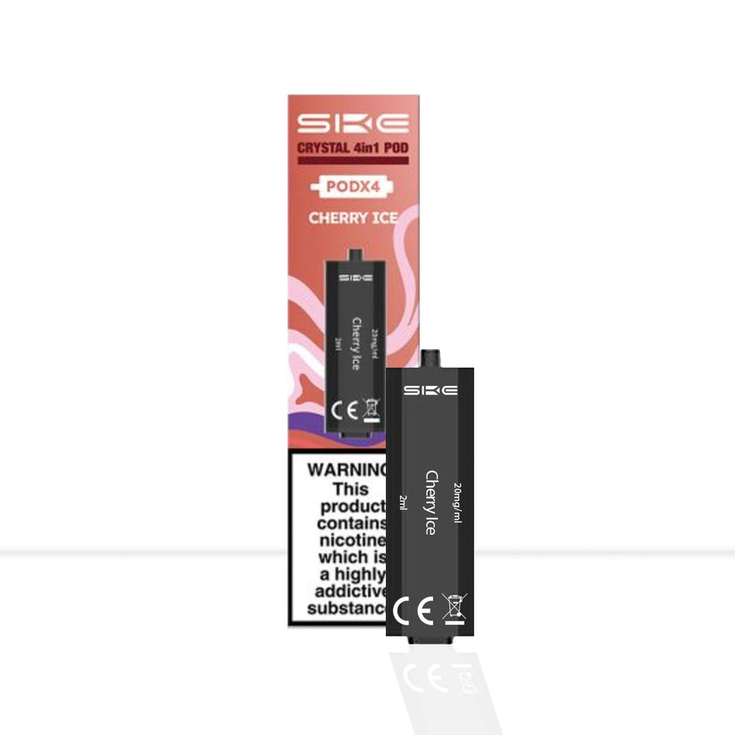 Buy SKE Crystal 4in1 Cherry Ice Vape Pods | Free Shipping