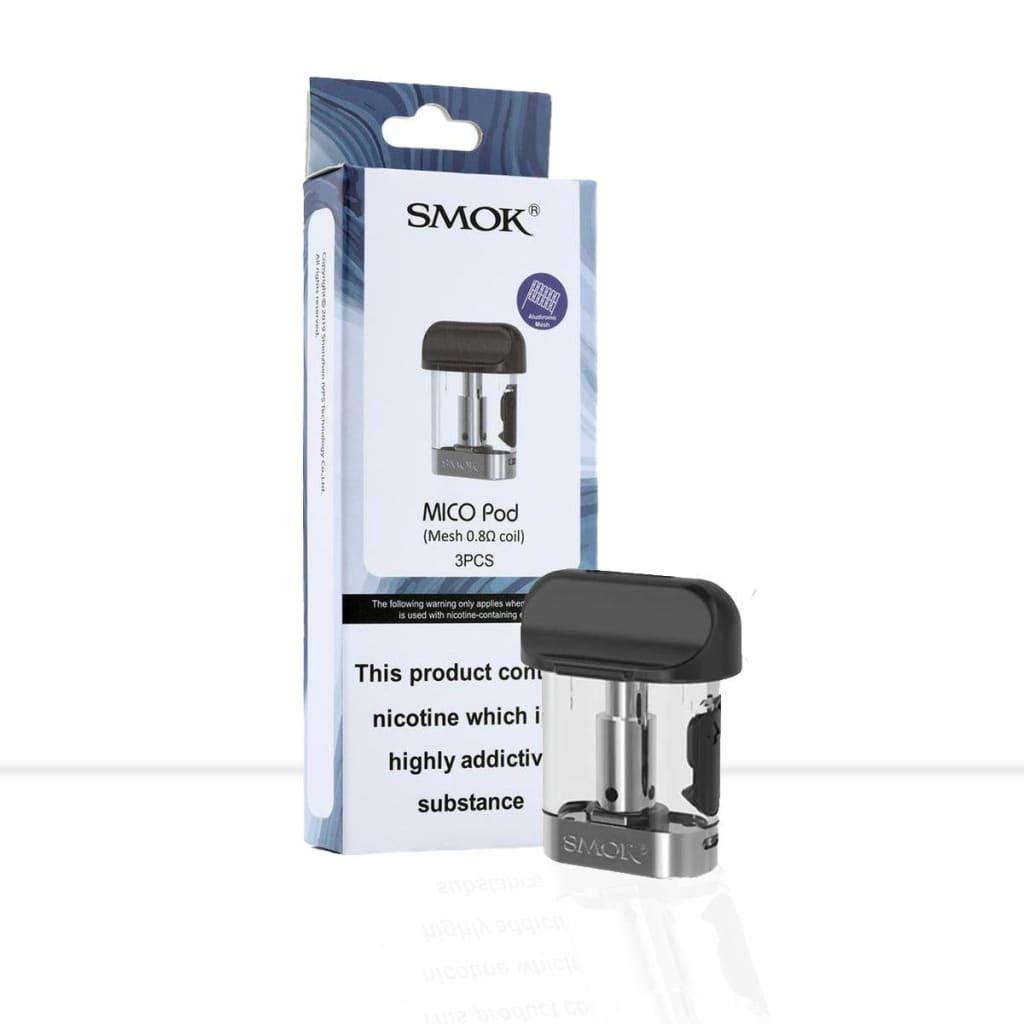Smok Mico Pod Mesh 0.8 3 Pack - Smok Mico Pod Mesh 0.8 3 Pack - Pod & Refills