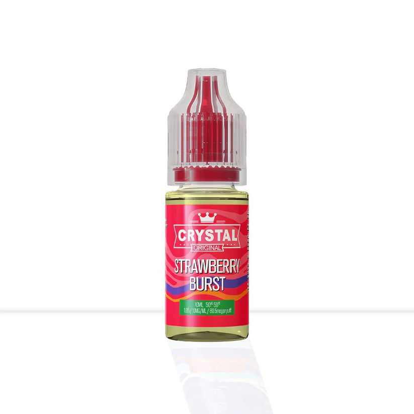 SKE Crystal Nic Salt Strawberry Burst | Juicy & Sweet Vape - 10ml | 10mg-10ml | 20mg