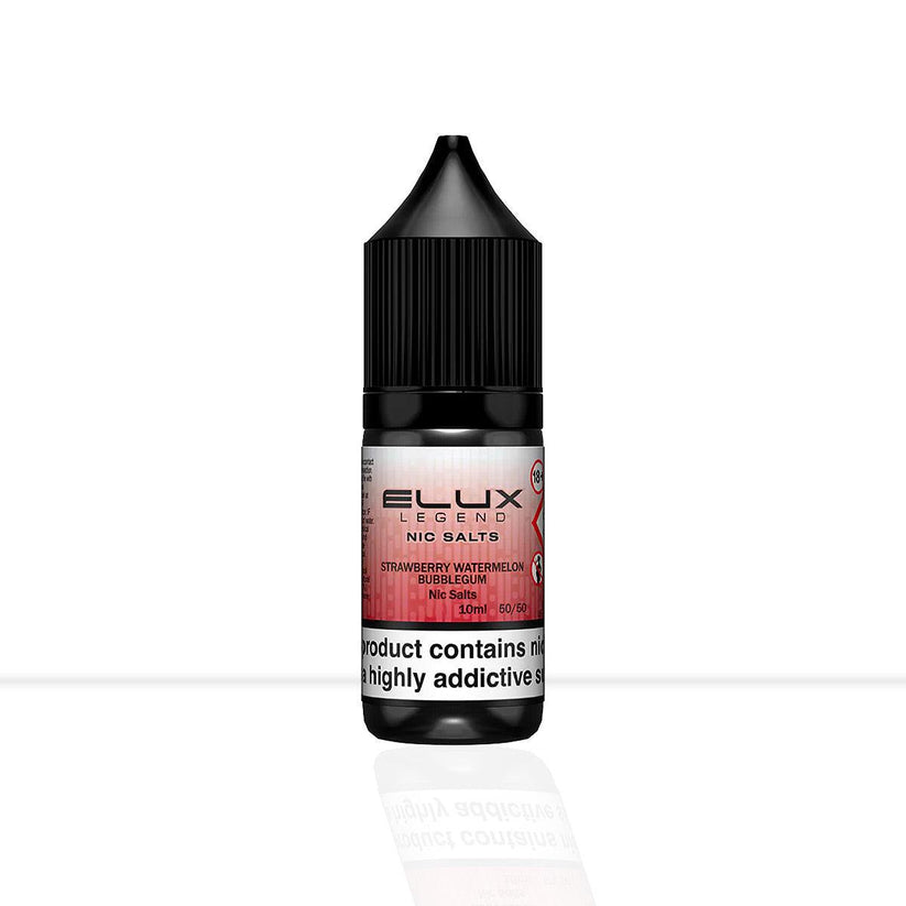Buy Strawberry Watermelon Bubblegum Nic Salt E-Liquid Elux Legend | Free Shipping - 10ml | 10mg-10ml | 20mg