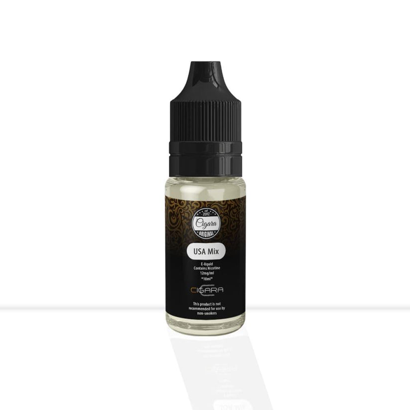 Buy Cigara Originals USA Mix E-Liquid | Free Shipping - 18mg | 10ml-12mg | 10ml-6mg | 10ml-0mg | 10ml