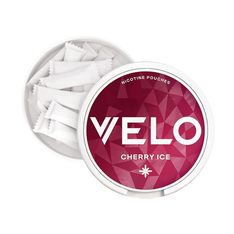Cherry Ice VELO Nicotine Pouches | Sweet Cherry, Icy Finish - 10mg-6mg