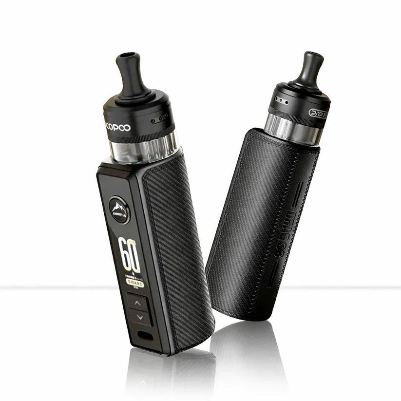 Voopoo Drag S3 Vape Kit | 3000mAh 60W PnP X Pod Mod - Spray Black-Blue-Metal Gray