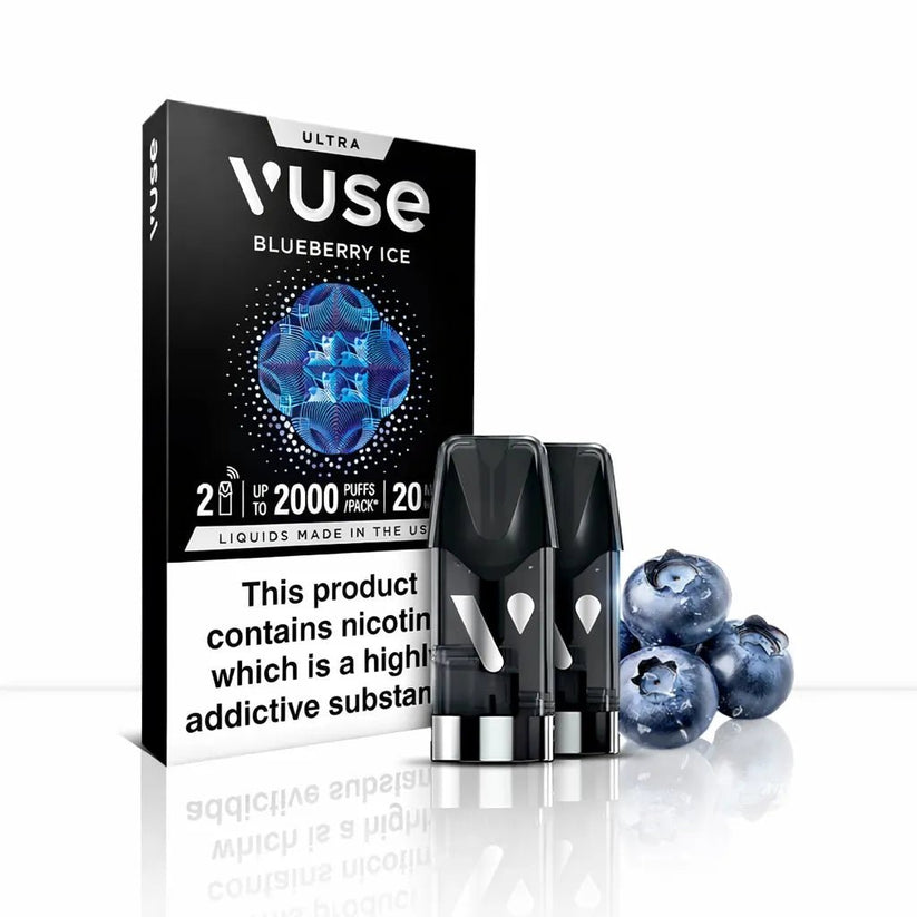 Vuse Ultra Blueberry Ice Vape Pods (2 Pack) | 20mg | Next Day UK - 20mg