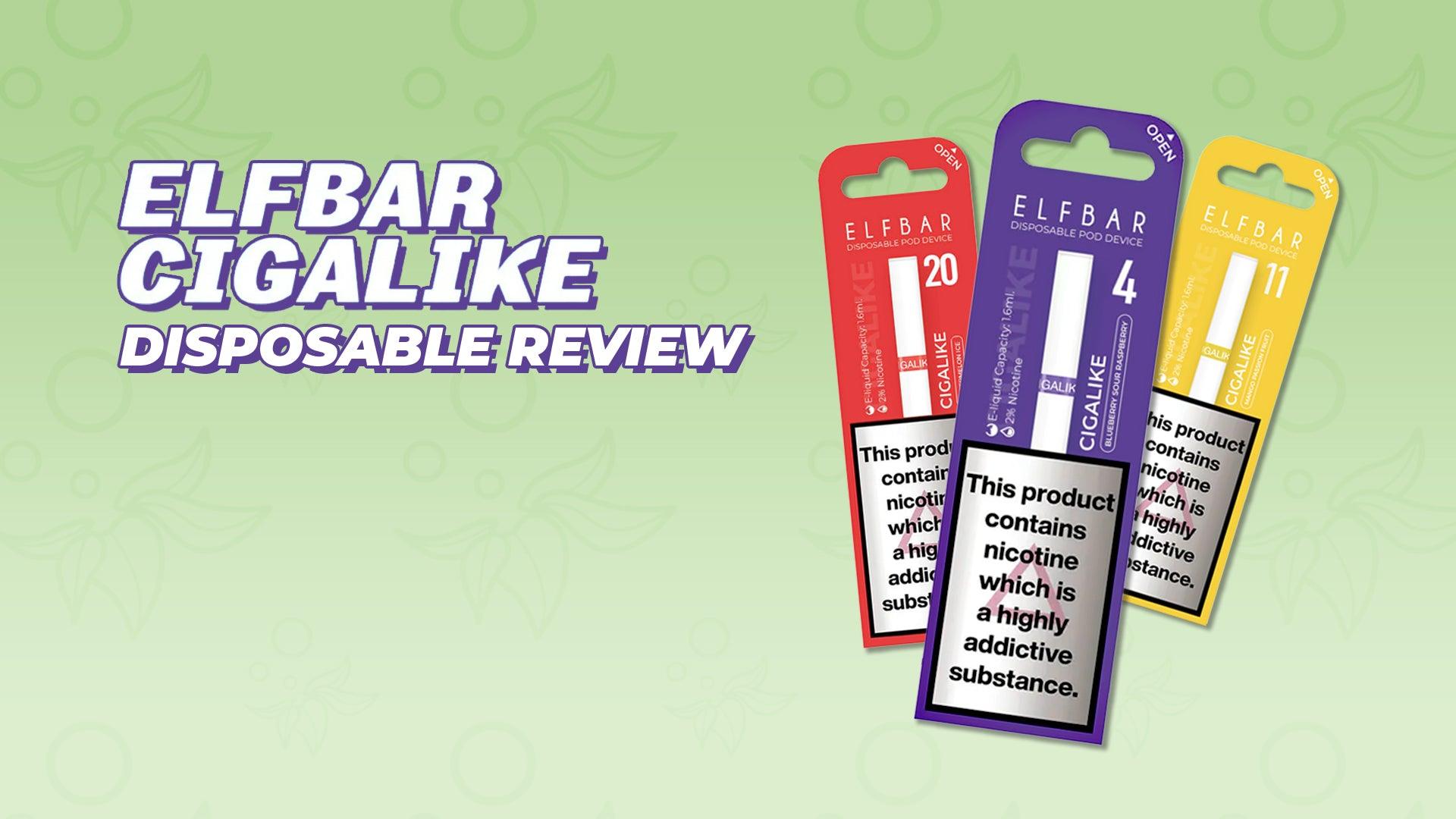 Elf Bar Cigalike Review - Brand:Elf Bar, Category:Vape Kits, Sub Category:Disposables