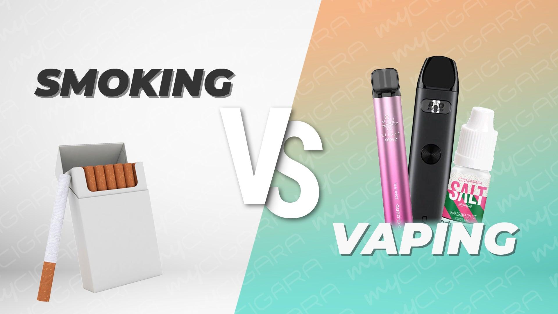 Smoking Vs Vaping - Category:Health, Category:Vaping, Sub Category:Quit Smoking