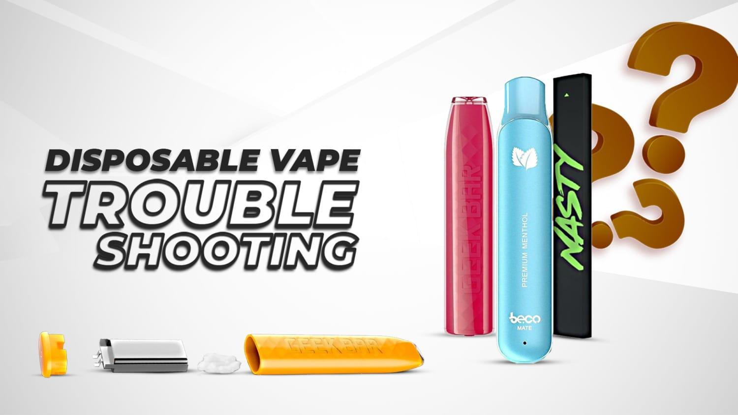 Disposable Vape FAQs and Troubleshooting - Category:Vape Kits, Sub Category:Disposables