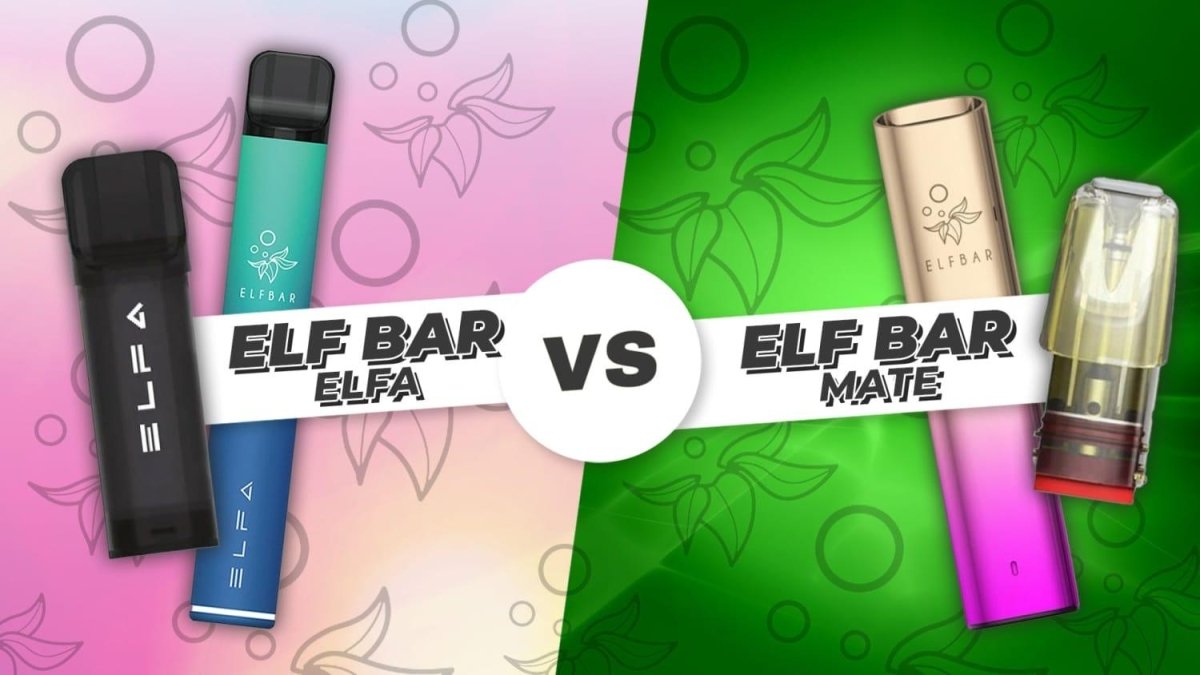 Elf Bar Elfa VS Elf Bar Mate 500 - myCigara
