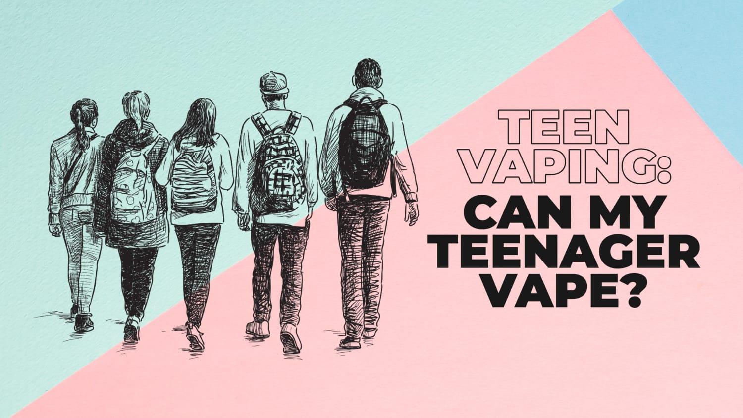 Teen Vaping: Can my Teenager Vape? - Category:Health, Sub Category:Safety, Sub Category:Underage Vaping