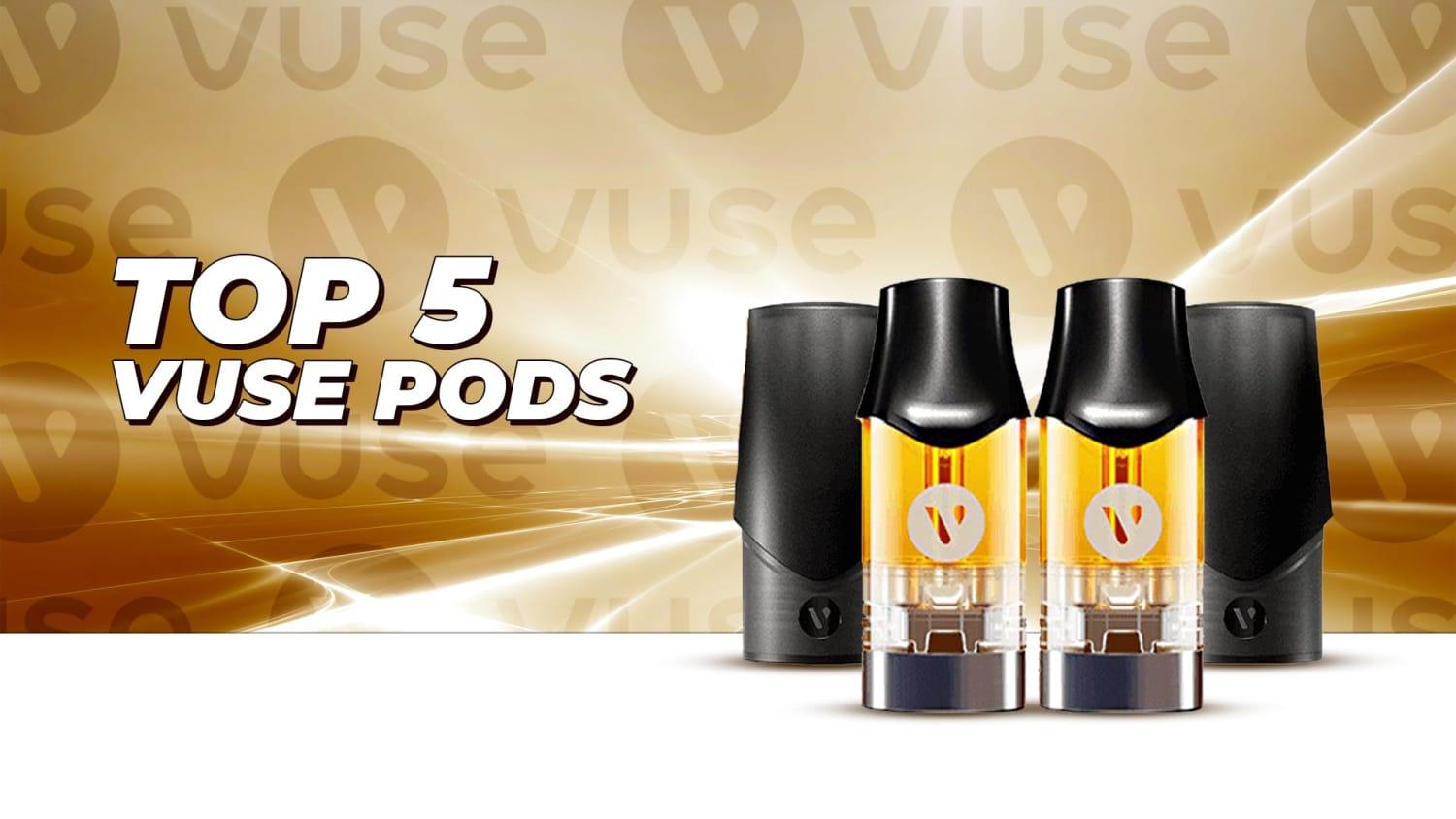 Top 5 Vuse Pods - Brand:Vuse, Category:Pods & Cartridges, Sub Category:Prefilled Pods