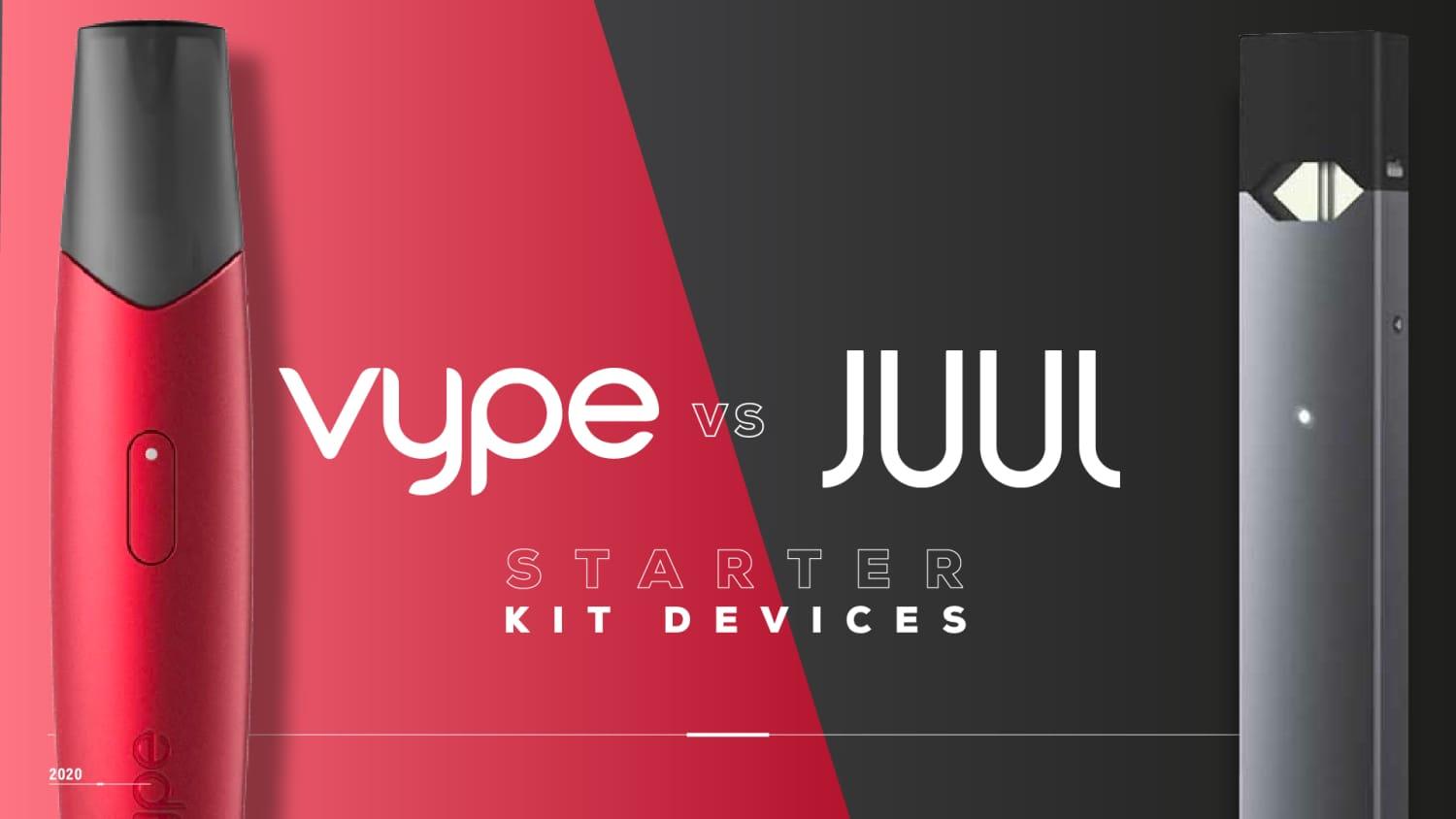 Vype VS JUUL - Brand:Juul, Brand:Vype, Category:Vape Kits, Sub Category:Pod Kits, Sub Category:Prefilled Pods