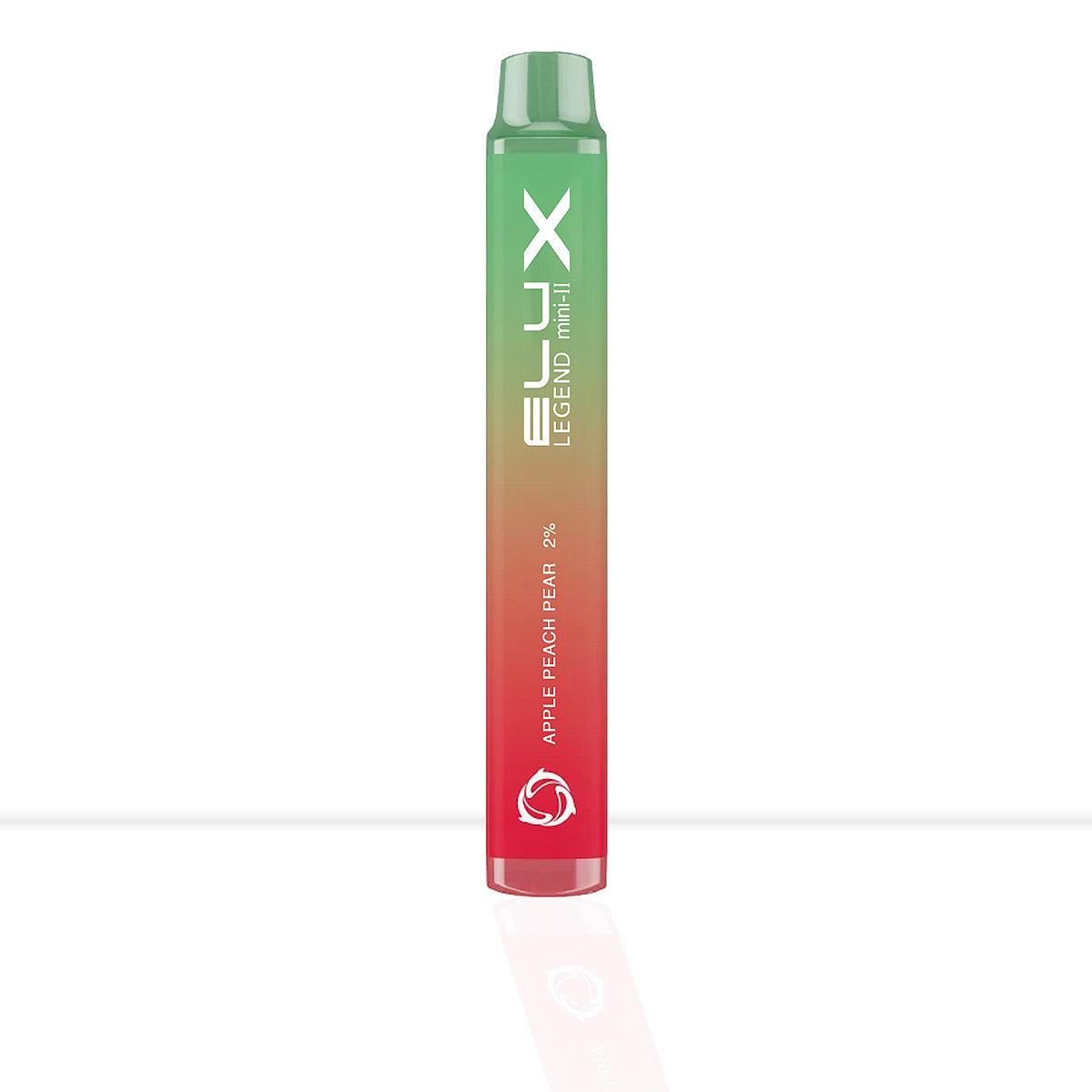 green and red disposable vape pen