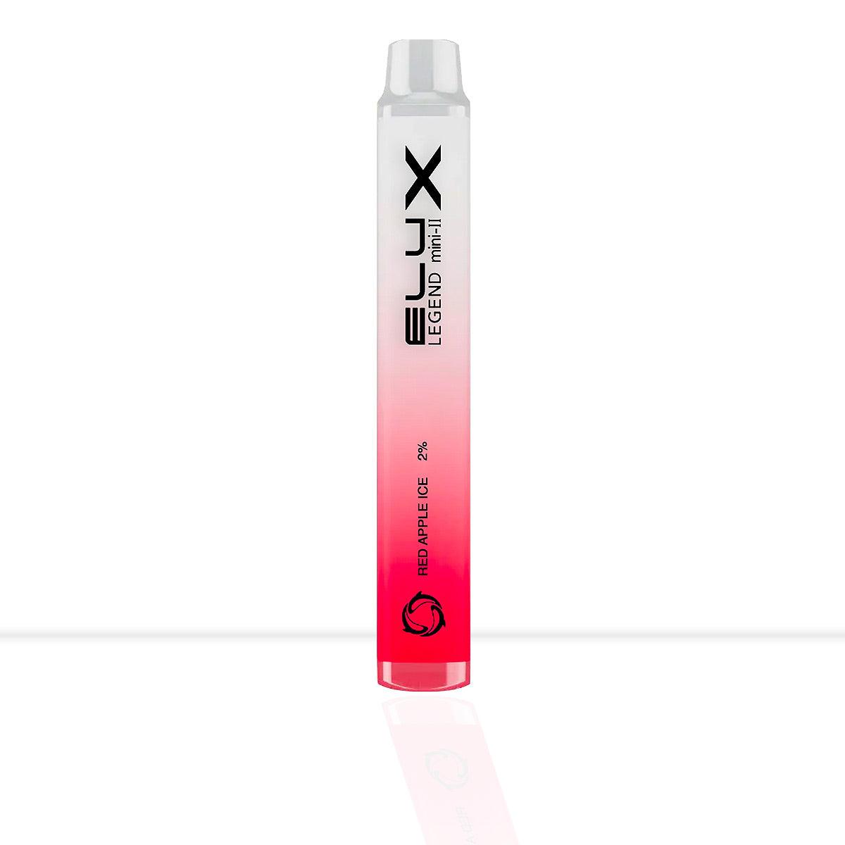 red and white ombre disposable vape pen